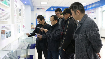 江苏沙钢集团有限公司领导莅临迪赛环保参观考察